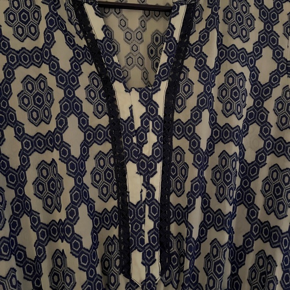 Tommy Hilfiger Blue Patterned Beach Dress - Size 6 (US) - Picture 3 of 4